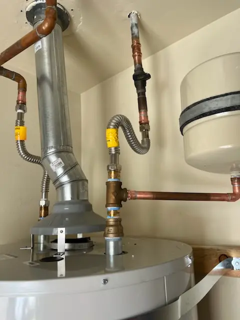 Water heater installation and plumbing repair in Arlington